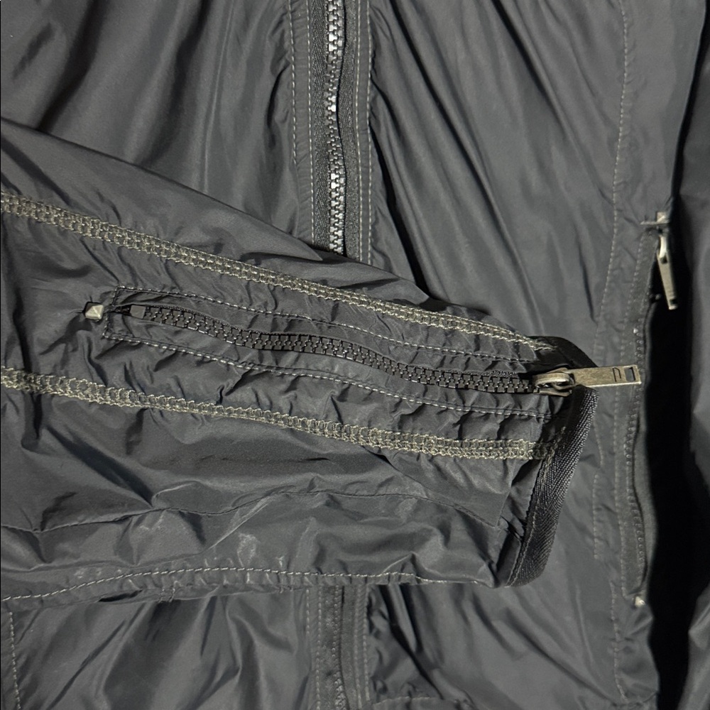 Diesel Jurlo Biker Jacket Mens XXL Black Full Zip Nylon Motorcycle Streetwear - Picture 5 of 16